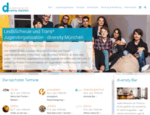 Tablet Screenshot of diversity-muenchen.de
